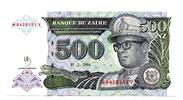 Zaire 500 Nouveaux Zaires -