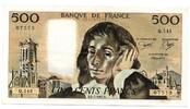 France - Frankreich 500 Francs Pascal -