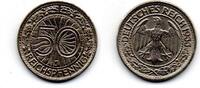 50 Reichspfennig 1933 J Allemagne - Deutschland - Germany  VF+