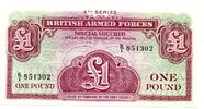 British Armed Forces 1 Pound 4 ème Série -