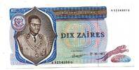 Zaire 10 Zaires -