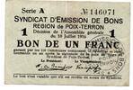 Poix Terron 1 Franc -