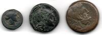 Grèce - Greece - Griechenland Lot de 3 bronzes -