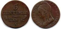 France - Frankreich 5 Centimes -