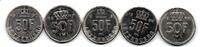 Luxembourg Lot de 5 Monnaies -
