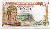 France - Frankreich 50 Francs Cérès -