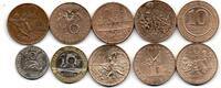 France - Frankreich Lot de 10 Francs Commémoratives -
