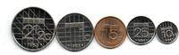Pays Bas - Netherlands - Niederlande Lot de 5 Monnaies -