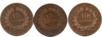 France- Frankreich Lot de 3 X 10 Centimes Dupuis F 5,00 EUR  + 3,60 EUR frais d'envoi
