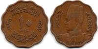 Egypte -Egypt - Ägypten 10 Millièmes 1938 F+ 1,50 EUR  + 1,89 EUR frais d'envoi