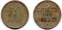 Wesserling ( Haut Rhin ) 10 Pfennig G Goetz Zum Ochsen -