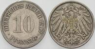 Kleinmünzen-Kaiserreich 10 Pfennig Grosser Adler -