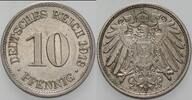 Kleinmünzen-Kaiserreich 10 Pfennig Grosser Adler -