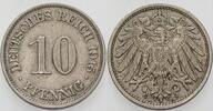 Kleinmünzen-Kaiserreich 10 Pfennig Grosser Adler -