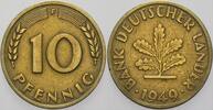 Kleinmünzen 10 Pfennig BANK DEUTSCHER LÄNDER -