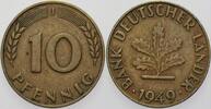 Kleinmünzen 10 Pfennig BANK DEUTSCHER LÄNDER -