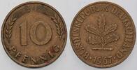 Kleinmünzen 10 Pfennig Bundesrepublik Deutschland -