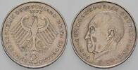 2 Mark Kursmünzen 2 Deutsche Mark Konrad Adenauer -