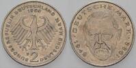 2 Mark Kursmünzen 2 Deutsche Mark Ludwig Erhard -
