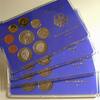 Kursmünzensätze 4 x 1 Pfennig - 5 Deutsche Mark, 10,68 DM Bundesrepublik Deutschland -