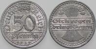 Kleinmünzen - Weimarer Republik 50 Pfennig Ersatz- und Inflationsmünzen -