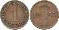 Kleinmünzen - Weimarer Republik 1 Reichspfennig Weimarer Republik -