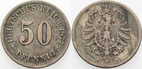 Kleinmünzen-Kaiserreich 50 Pfennig Kleiner Adler -