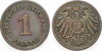 Kleinmünzen-Kaiserreich 1 Pfennig Grosser Adler -