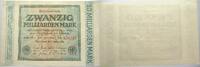 Banknoten nach Rosenberg 20 Milliarden Mark Geldscheine der Inflation -