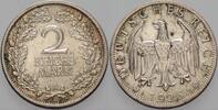 Kleinmünzen - Weimarer Republik 2 Reichsmark Weimarer Republik -