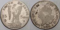 Frankreich 15 Sols Ludwig XVI. 1774-1793. -