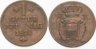 Hessen-Kassel 1 Guter Pfennig Wilhelm II. 1821-1847 -