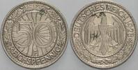 Kleinmünzen - Weimarer Republik 50 Reichspfennig Weimarer Republik -