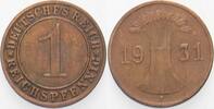 Kleinmünzen - Weimarer Republik 1 Reichspfennig Weimarer Republik -