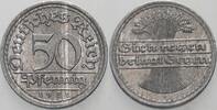 Kleinmünzen - Weimarer Republik 50 Pfennig Ersatz- und Inflationsmünzen -