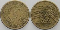 Kleinmünzen - Weimarer Republik 5 Rentenpfennig Weimarer Republik -