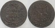 Sachsen-Albertinische Linie Groschen (1/24 Taler) Friedrich August II. 1733-1763. -
