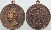 Heidelberg, Stadt Tragbare Bronzemedaille Friedrich Großherzog von Baden -