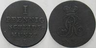 Hannover 1 Pfennig Georg IV. 1820-1830. -