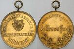 München, Stadt vergoldete Bronzemedaille INFANTERIEREGIMENT HARTMANN -