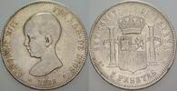 Spanien 5 Peseten Alfons XIII. 1886-1931. -