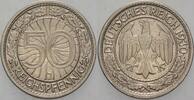 Kleinmünzen - Weimarer Republik 50 Reichspfennig Weimarer Republik -