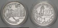 Belgien 10 Euro 100 JAHRE DERBY BELGIEN/NIEDERLANDE -