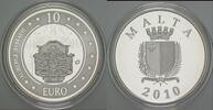 Malta 10 Euro EUROPÄISCHE ARCHITEKTUR-AUBERGE DŽITALIE, VALLETTA -