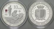 Malta 10 Euro 100. JAHRESTAG DES AUSBRUCHS DES ERSTEN WELTKRIEGES -