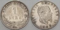Italien-Königreich 1 Lira Vittorio Emanuele II. 1861-1878. -