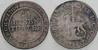 Stolberg-Stolberg 1/24 Taler Friedrich Botho und Karl Ludwig 1761-1768. -