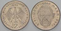 2 Mark Kursmünzen 2 Deutsche Mark Ludwig Erhard -