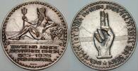 Weimarer Republik Versilberte Bronzemedaille -