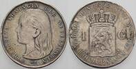 Niederlande-Königreich 1 Gulden Wilhelmina I. 1890-1948. -